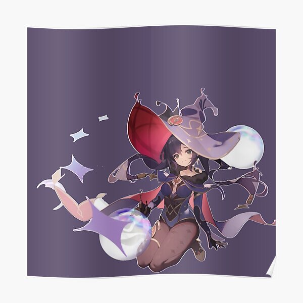 Mona Genshin Impact Peeker Poster By Kami Anime Redbubble Mona Genshin Impact Peeker Poster By Kami Anime Redbubble