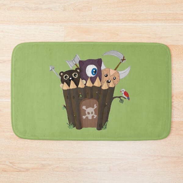 Item preview, Monster behind a fort designed and sold by LeahHa.