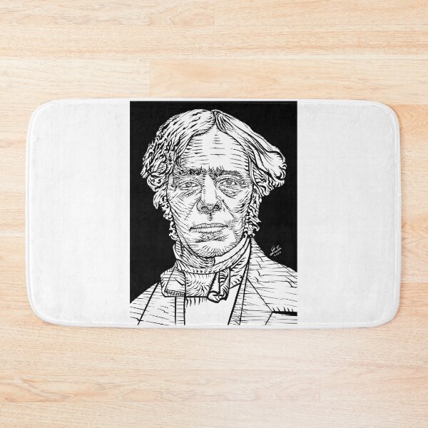 Item preview, MICHAEL FARADAY ink portrait designed and sold by lautir.