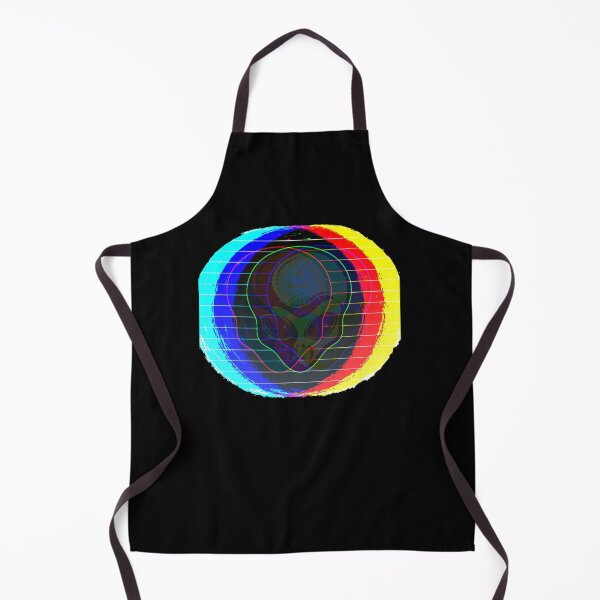 Item preview, All Seeing Eye Glitch Alien Flying Saucer Creepy Martian Extra Terrestrial UFO Cryptid designed and sold by RKSDesigns.
