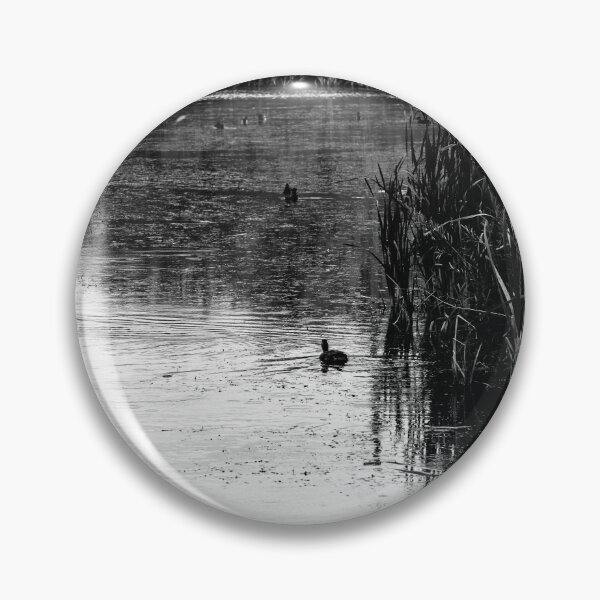 Item preview, Ducks on the pond in black and white. designed and sold by CanadianWild418.
