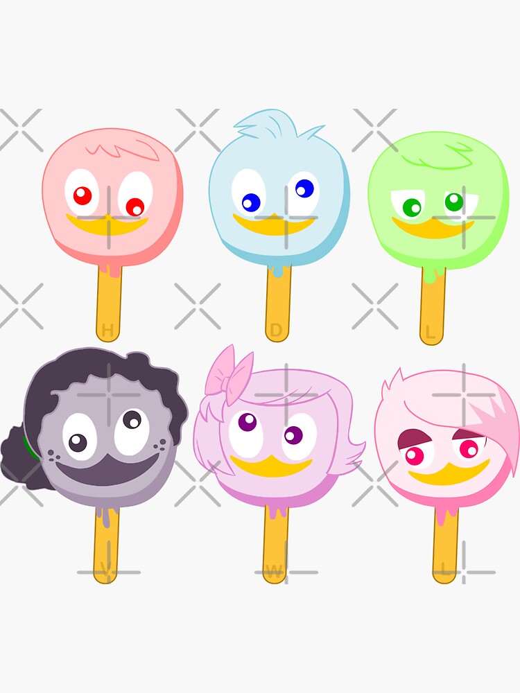 "DuckTales kids ice cream" Sticker for Sale by CoreyUnlimited Redbubble