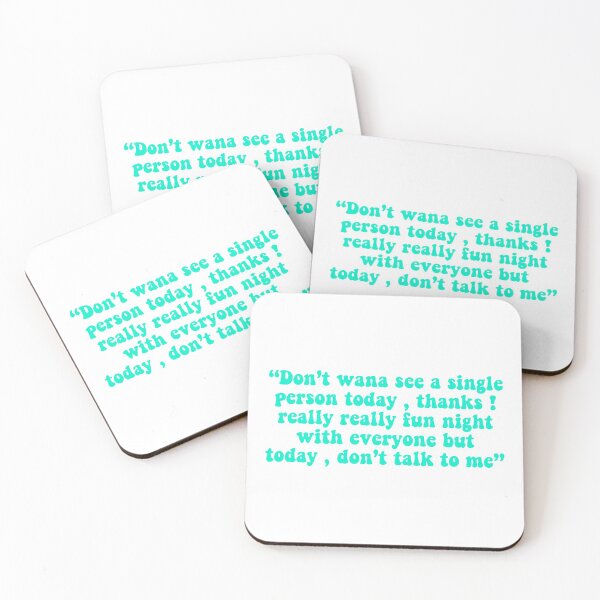 Item preview, Dont wanna see a single person today designed and sold by RafaTakami.
