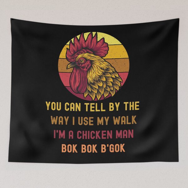 Item preview, Chicken Man Disco Parody Funny Bok Bok BGok designed and sold by RKSDesigns.