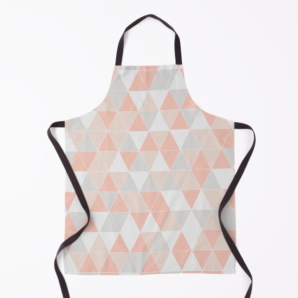 Item preview, Peach Pink & Gray Geometric Art designed and sold by newburyboutique.