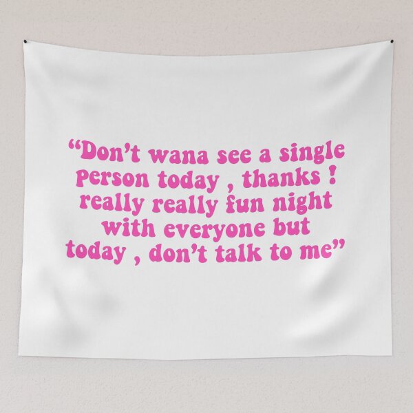 Item preview, Dont wanna see a single person today designed and sold by RafaTakami.