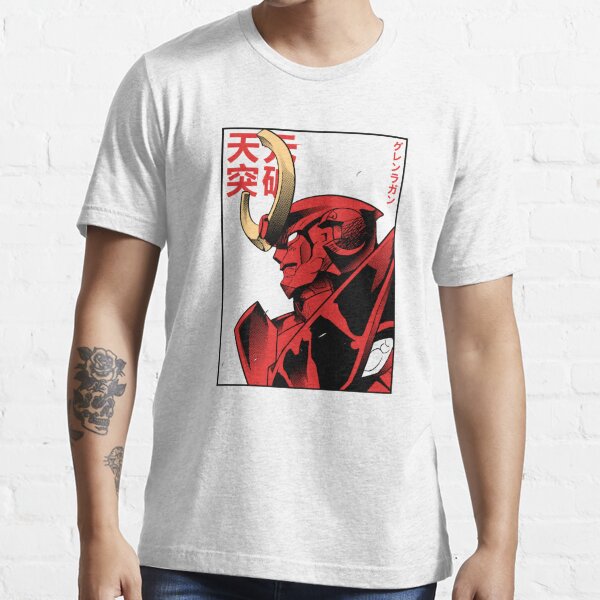 Tengen Toppa Gurren Lagann Red Design Trending Unisex T-Shirt – Teepital –  Everyday New Aesthetic Designs