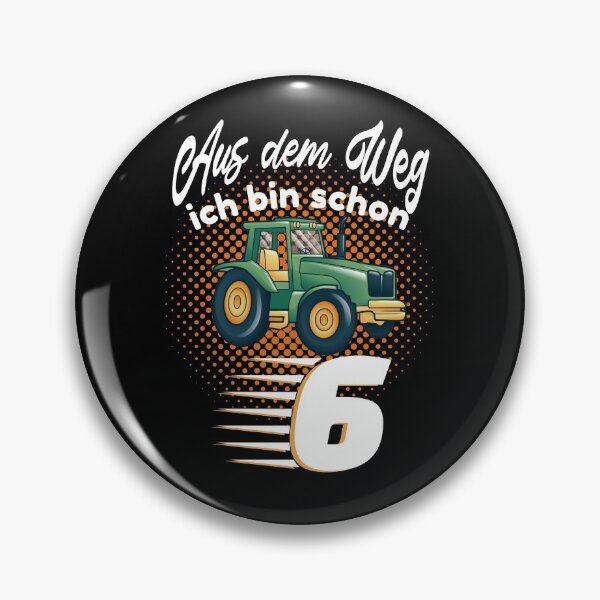 Artikelvorschau, Kinder 6 Jahre Geburtstag Traktor entworfen und verkauft von pirminio.
