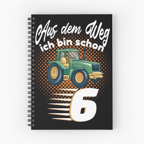 Artikelvorschau, Kinder 6 Jahre Geburtstag Traktor entworfen und verkauft von pirminio.