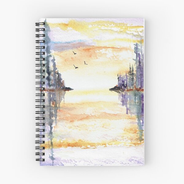 Item preview, Sunset Lake Scene #redbubble designed and sold by Smalltownart.