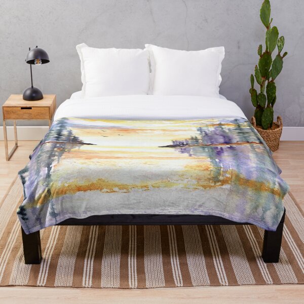 Item preview, Sunset Lake Scene #redbubble designed and sold by Smalltownart.