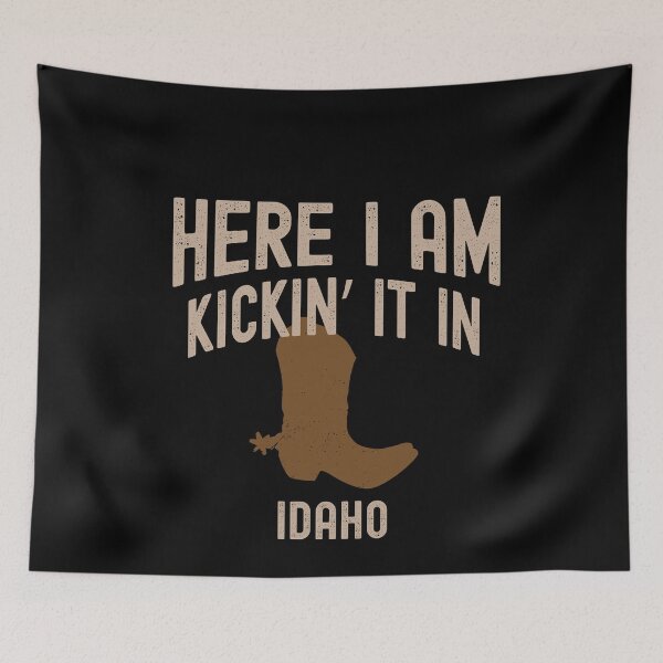 Item preview, Kicking It In Idaho - Cowboy Western Rodeo Boots designed and sold by LushCatDesign.