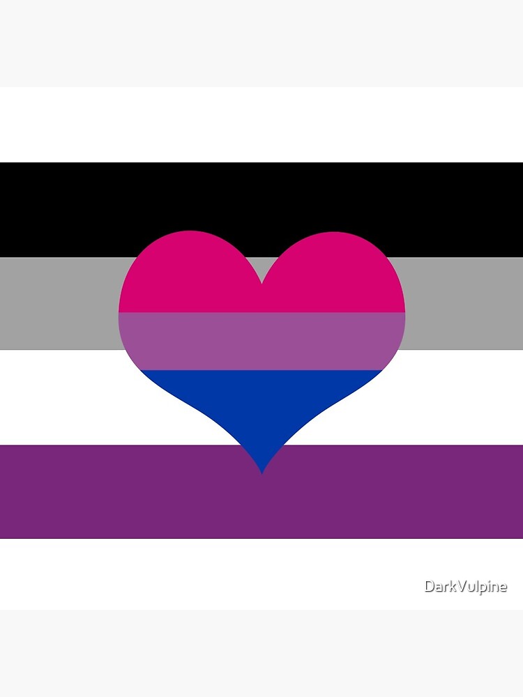 Asexual Biromantic Pride Flag Pin For Sale By Darkvulpine Redbubble 