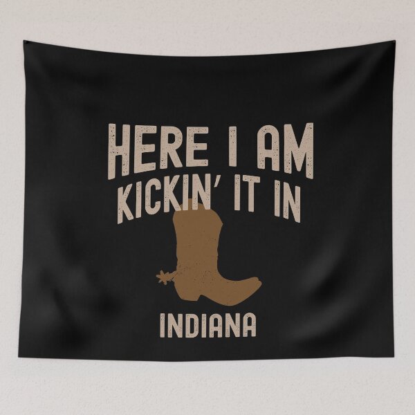 Item preview, Kicking It In Indiana - Cowboy Western Rodeo Boots designed and sold by LushCatDesign.