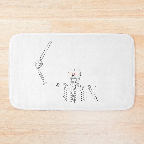 Item preview, ASCII Art Pirate Skeleton designed and sold by hadicazvysavaca.