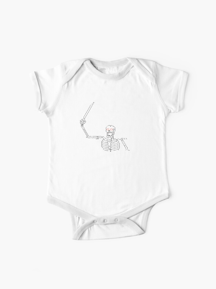 "ASCII Art Pirate Skeleton" Baby OnePiece for Sale by hadicazvysavaca