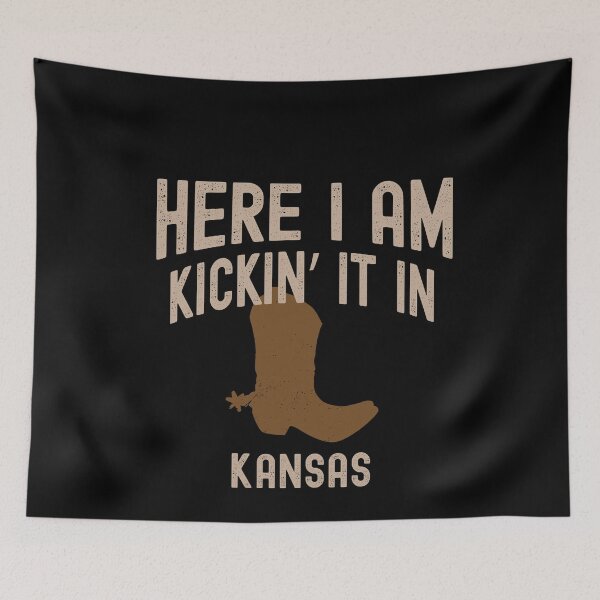 Item preview, Kicking It In Kansas - Cowboy Western Rodeo Boots designed and sold by LushCatDesign.