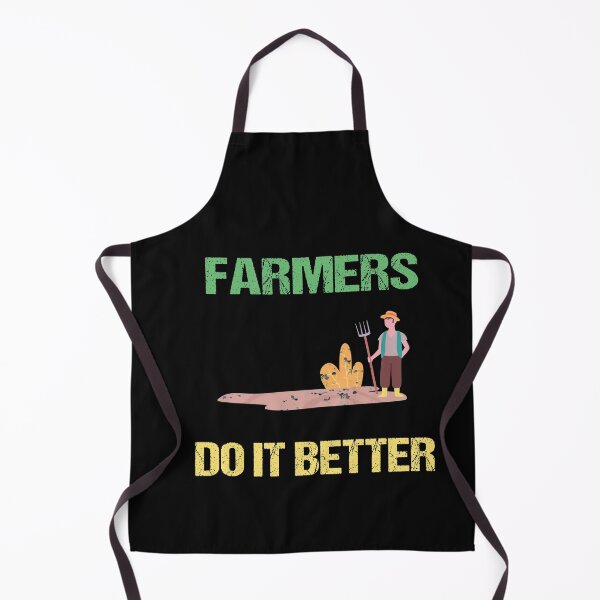Aperçu de l'œuvre LES AGRICULTEURS LE FAISENT MIEUX Tracteur Funny Farming Humour Sarcasme créée et vendue par lmyer.