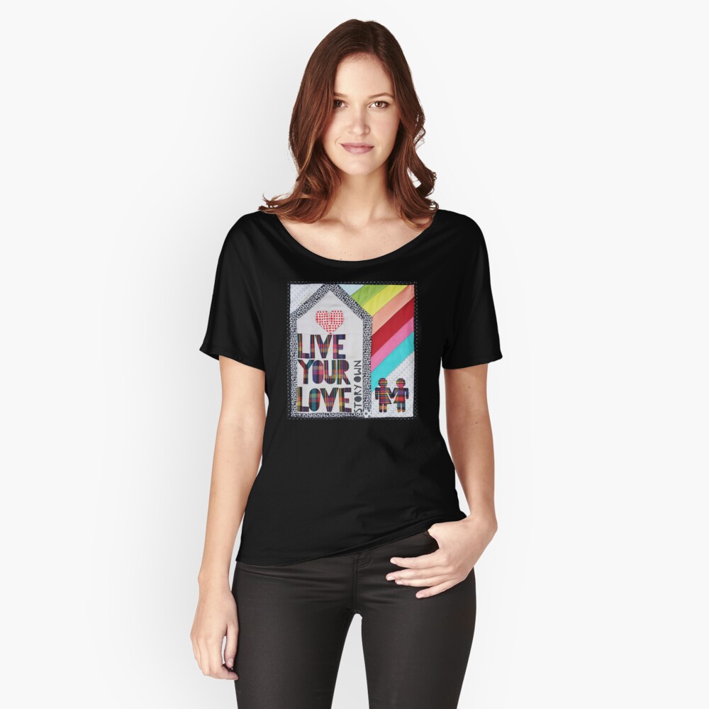 Item preview, Relaxed Fit T-Shirt designed and sold by LaRuedeFleurs.