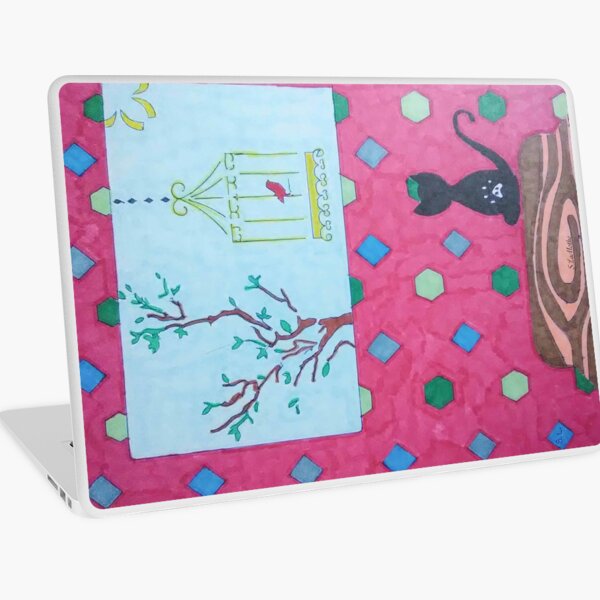 Kitty Cable Laptop Skin