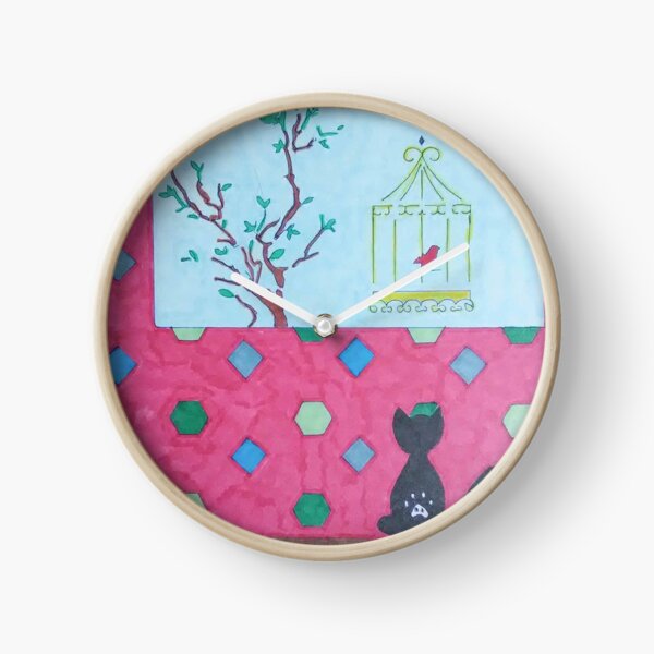 Kitty Cable Clock