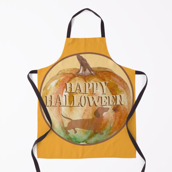 Item preview, Halloween dachshund design with pumpkin designed and sold by TheDachshund.