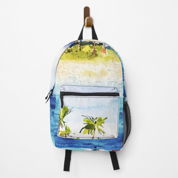 Item preview, Watercolor Summer Landscape designed and sold by Vector Scout Lab.