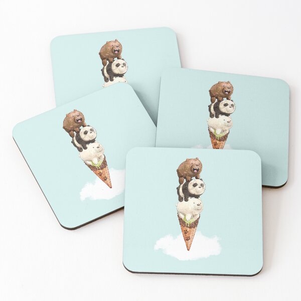 Item preview, We Bare Bears Ice Cream Stack en las nubes designed and sold by pizzadrip.