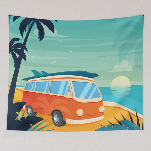 Item preview, Amazing Tropical Summer Beach designed and sold by Vector Scout Lab.