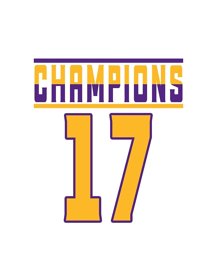 Lakers Championship 2020 17 Time NBA Finals Champions | iPad Case & Skin