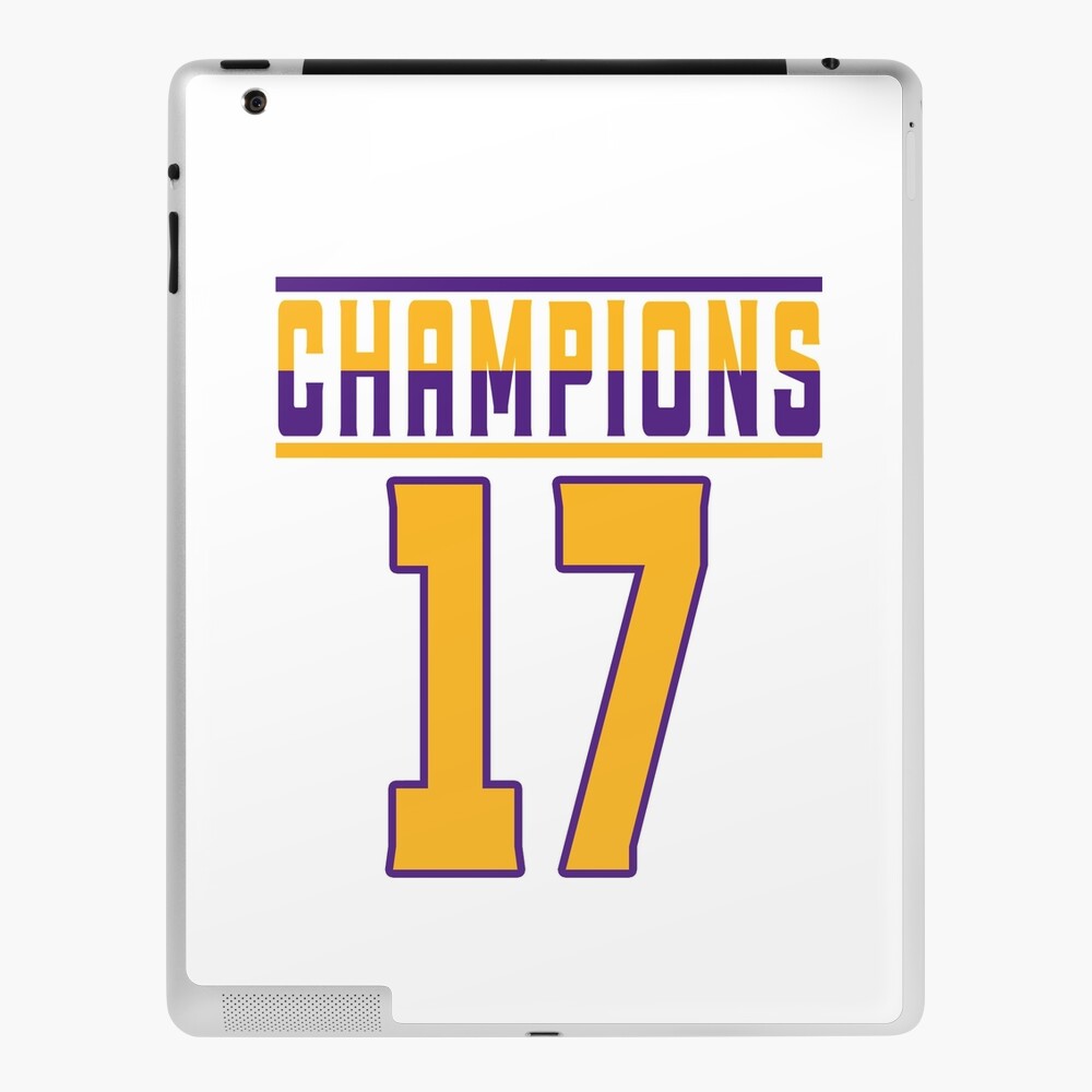 Lakers Championship 2020 17 Time NBA Finals Champions iPad Case