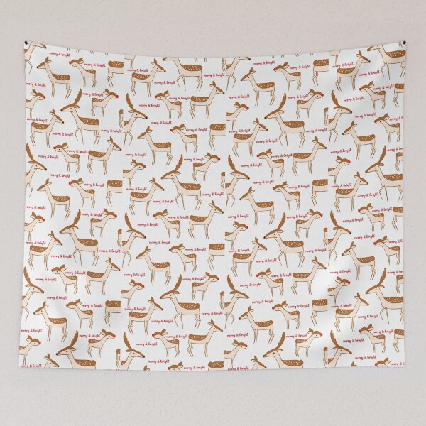 Item preview, Merry & Bright Reindeers  designed and sold by creativepod.