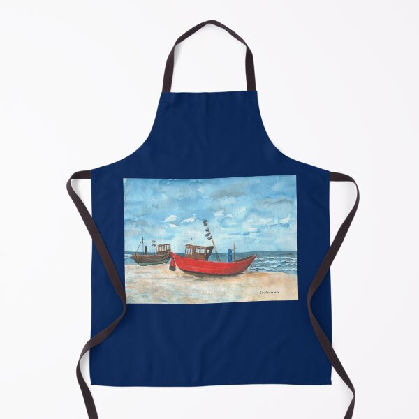 Item preview, Fishing Boats at the Baltic Sea  designed and sold by CarolineLembke.