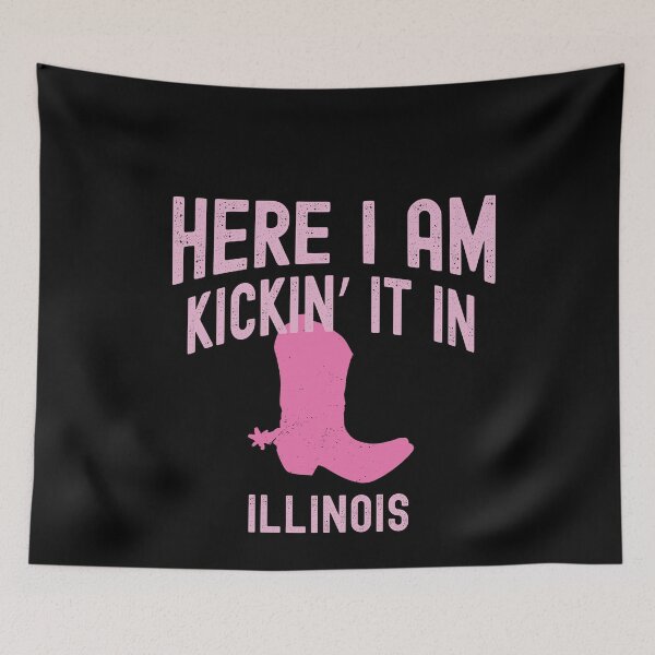 Item preview, Kicking It In Illinois - Cowgirl Western Rodeo Boots designed and sold by LushCatDesign.