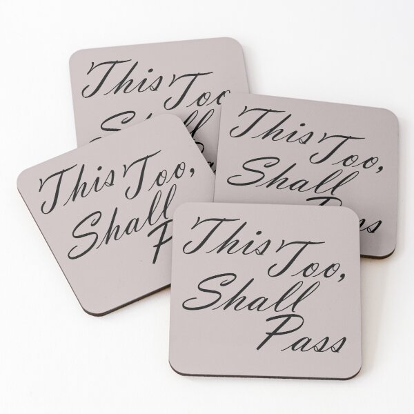 Item preview, This Too Shall Pass Inspirational Message  designed and sold by Zen  Goat.