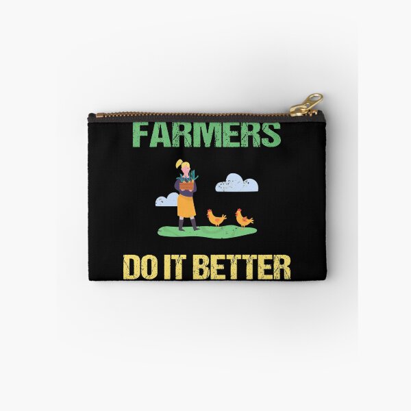 Item preview, FARMERS DO IT BETTER Tractor Funny Farming Humor Sarcasm Chickens designed and sold by lmyer.