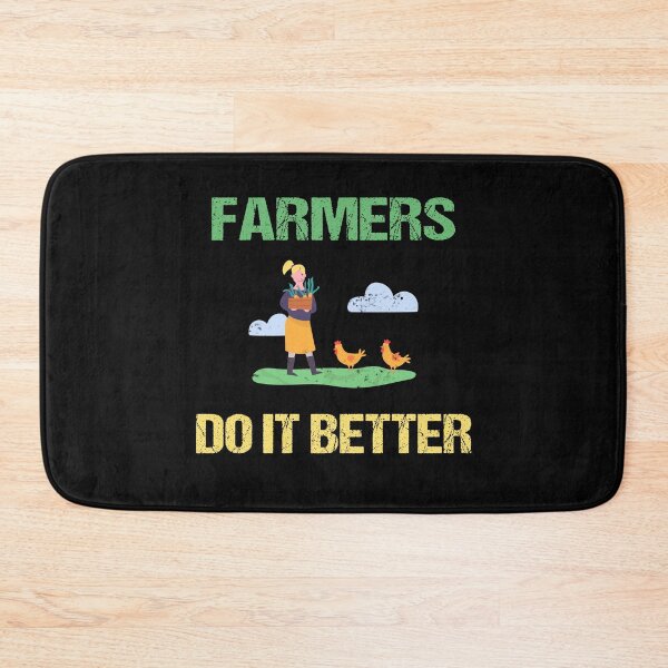 Item preview, FARMERS DO IT BETTER Tractor Funny Farming Humor Sarcasm Chickens designed and sold by lmyer.