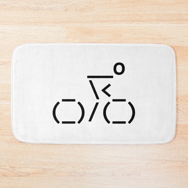 Artikelvorschau, ASCII Art Radfahrer entworfen und verkauft von hadicazvysavaca.