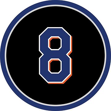 Gary Carter #8 Jersey Number Sticker for Sale by StickBall