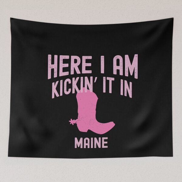Item preview, Kicking It In Maine - Cowgirl Western Rodeo Boots designed and sold by LushCatDesign.