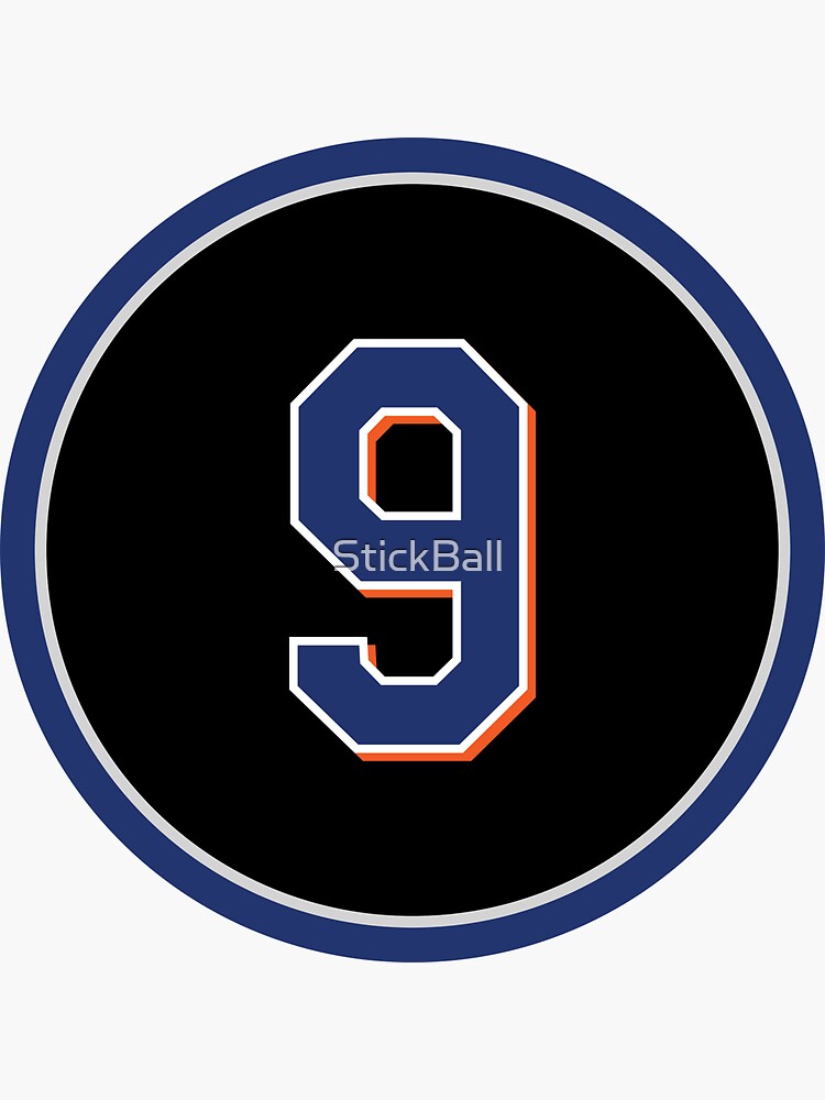 Brandon Nimmo #9 Jersey Number Sticker for Sale by StickBall
