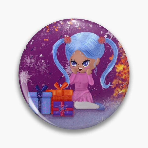 Item preview, Dibujo digital lindo estilo chibi ilustración vacaciones de Navidad | Lindo arte de Floflo designed and sold by Flofloart.