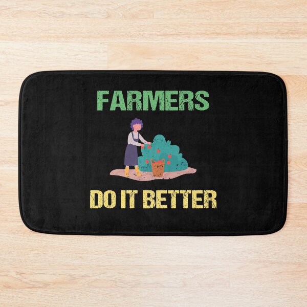 Item preview, FARMERS DO IT BETTER Tractor Funny Farming Humor Sarcasm An Apple designed and sold by lmyer.