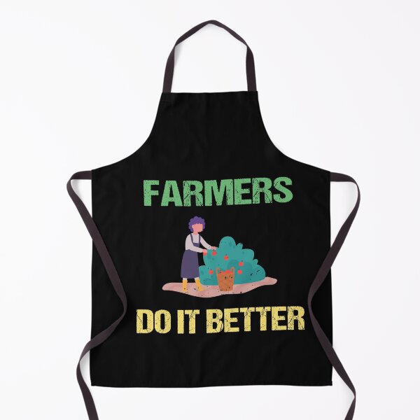 Item preview, FARMERS DO IT BETTER Tractor Funny Farming Humor Sarcasm An Apple designed and sold by lmyer.