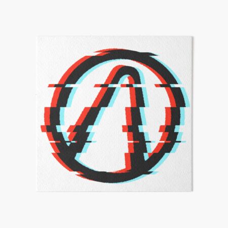 Item preview, Borderlands Vault Symbol GLITCH 3D Anaglyph designed and sold by Larstaples.
