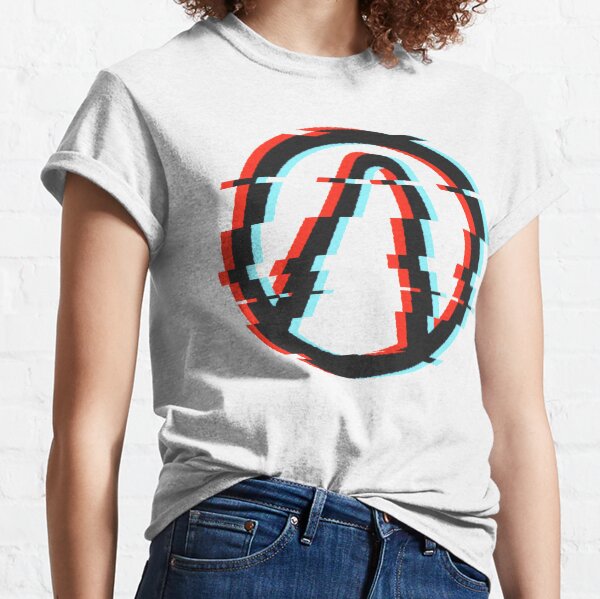 Item preview, Borderlands Vault Symbol GLITCH 3D Anaglyph designed and sold by Larstaples.