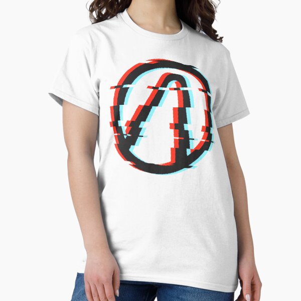 Item preview, Borderlands Vault Symbol GLITCH 3D Anaglyph designed and sold by Larstaples.