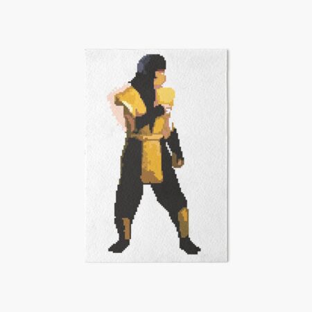 Artikel-Vorschau von Mortal Kombat Retro Skorpion Pixel 16 Bit T-shirt, designt und verkauft von wear4gamers.
