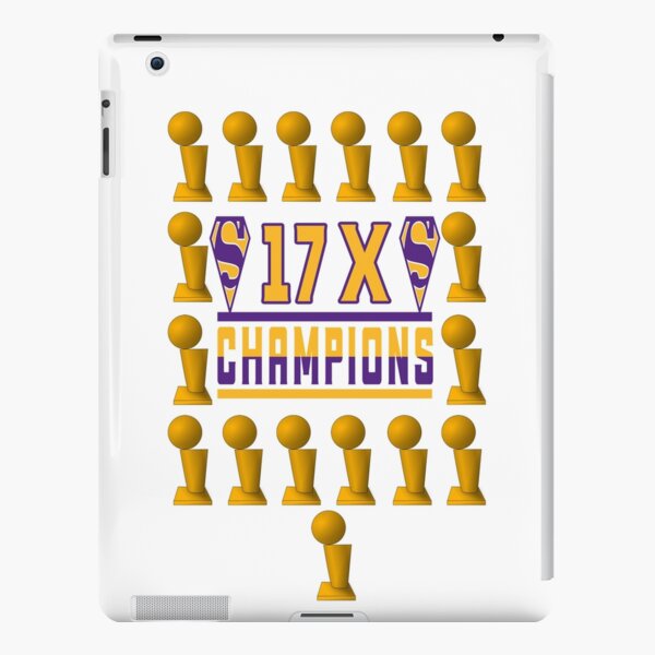 Lakers Championship 2020 17 Time NBA Finals Champions iPad Case