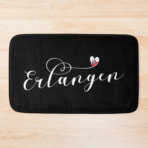 Item preview, Erlangen Flag Heart, Erlang, Bavaria designed and sold by Celticana.